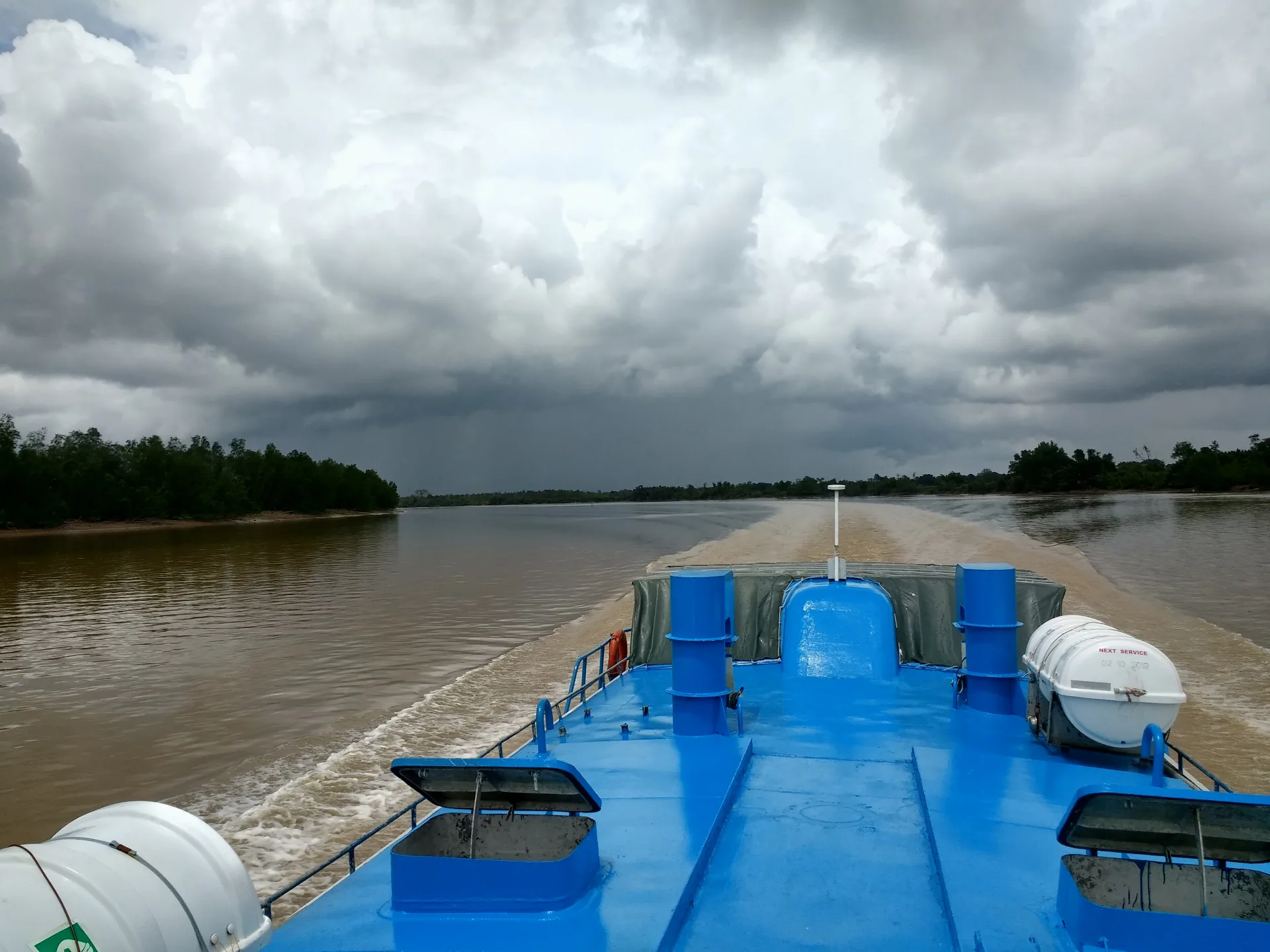 Keeping engines running in Sarawak.